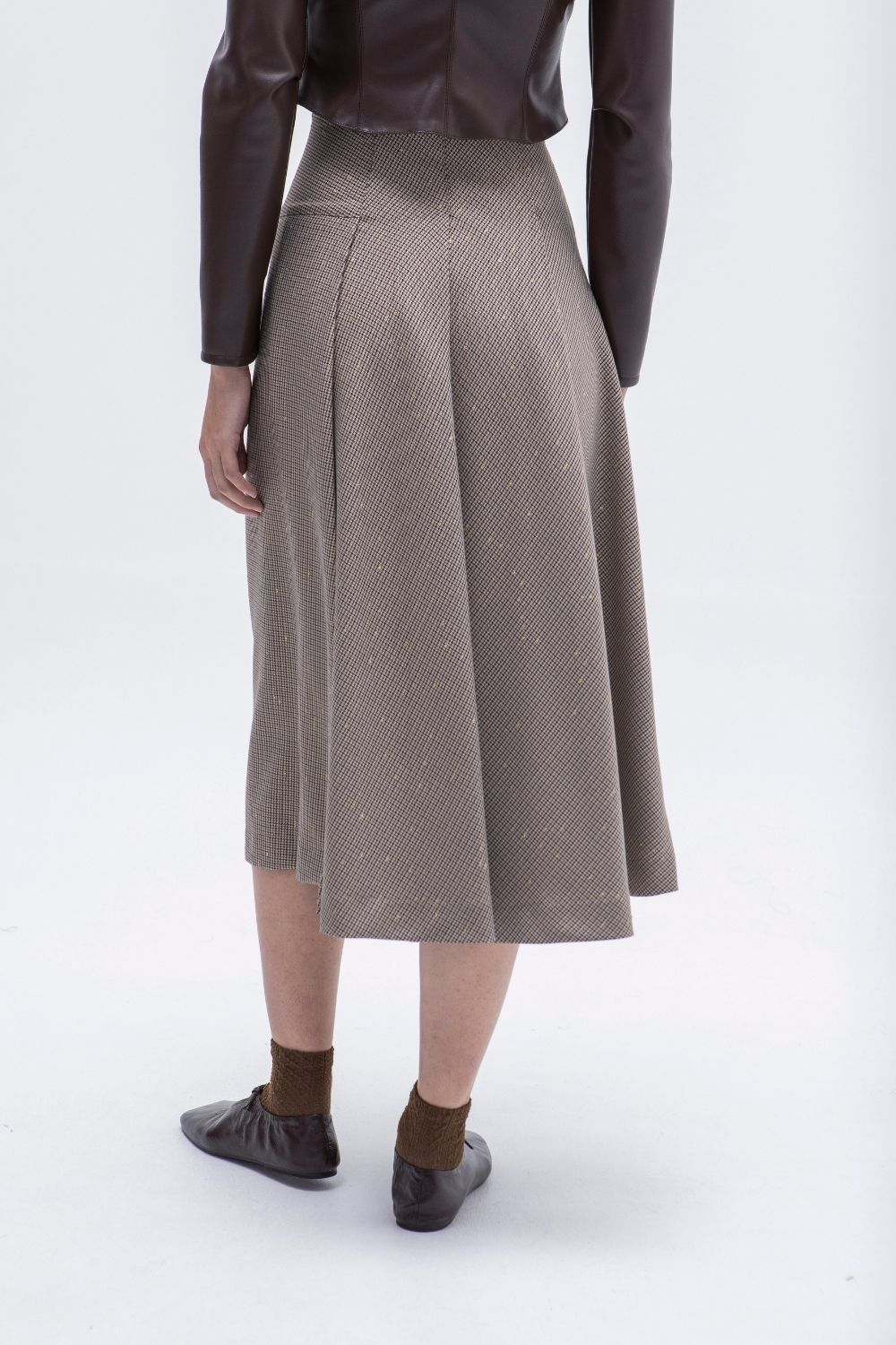 FALDA MIDI TABLAS SQUARE