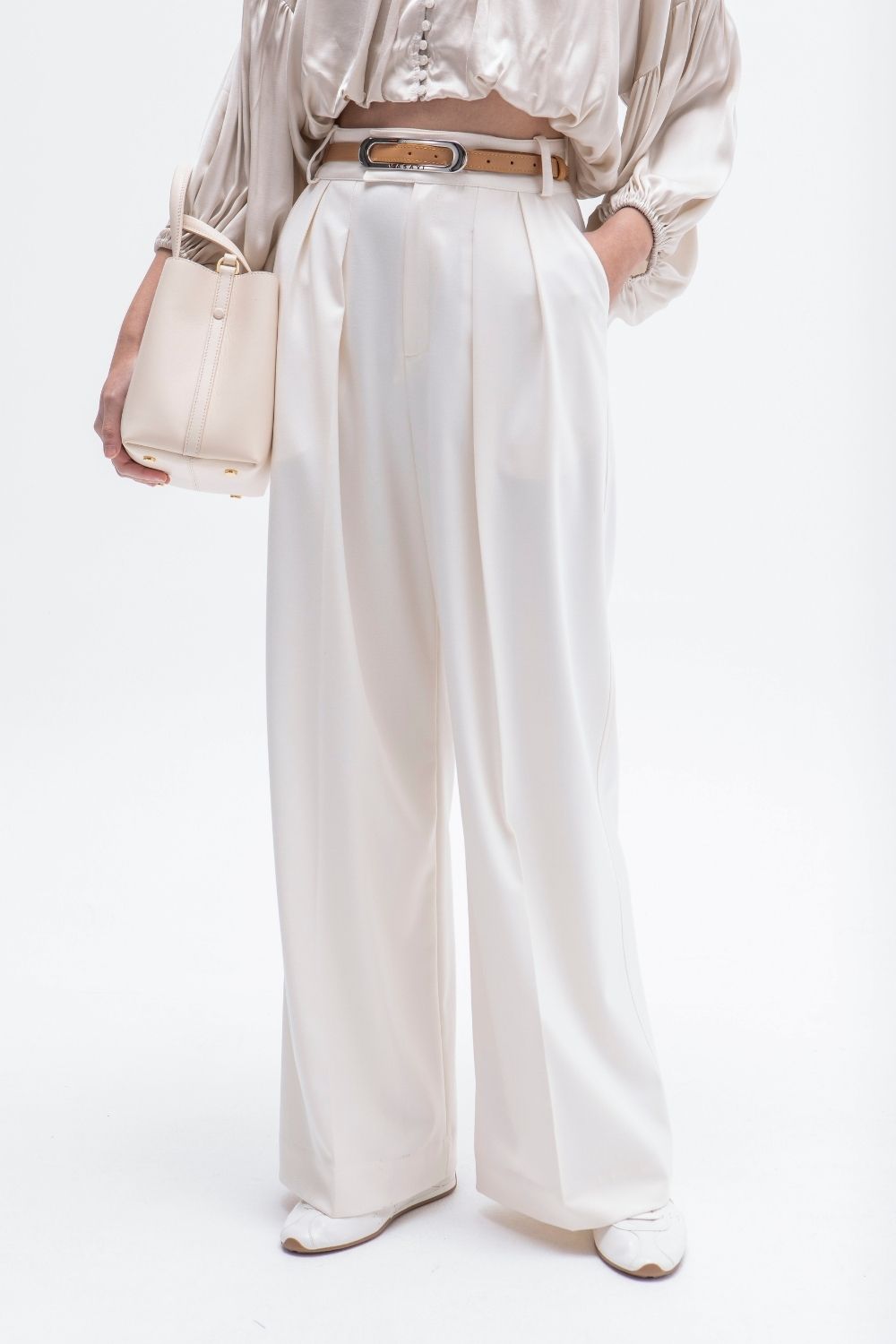 PANTALON ANCHO VANZ BEIGE