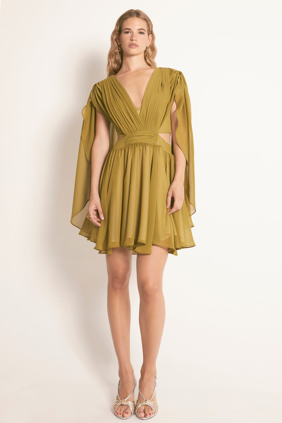 VESTIDO CORTO CAPRI KHAKI