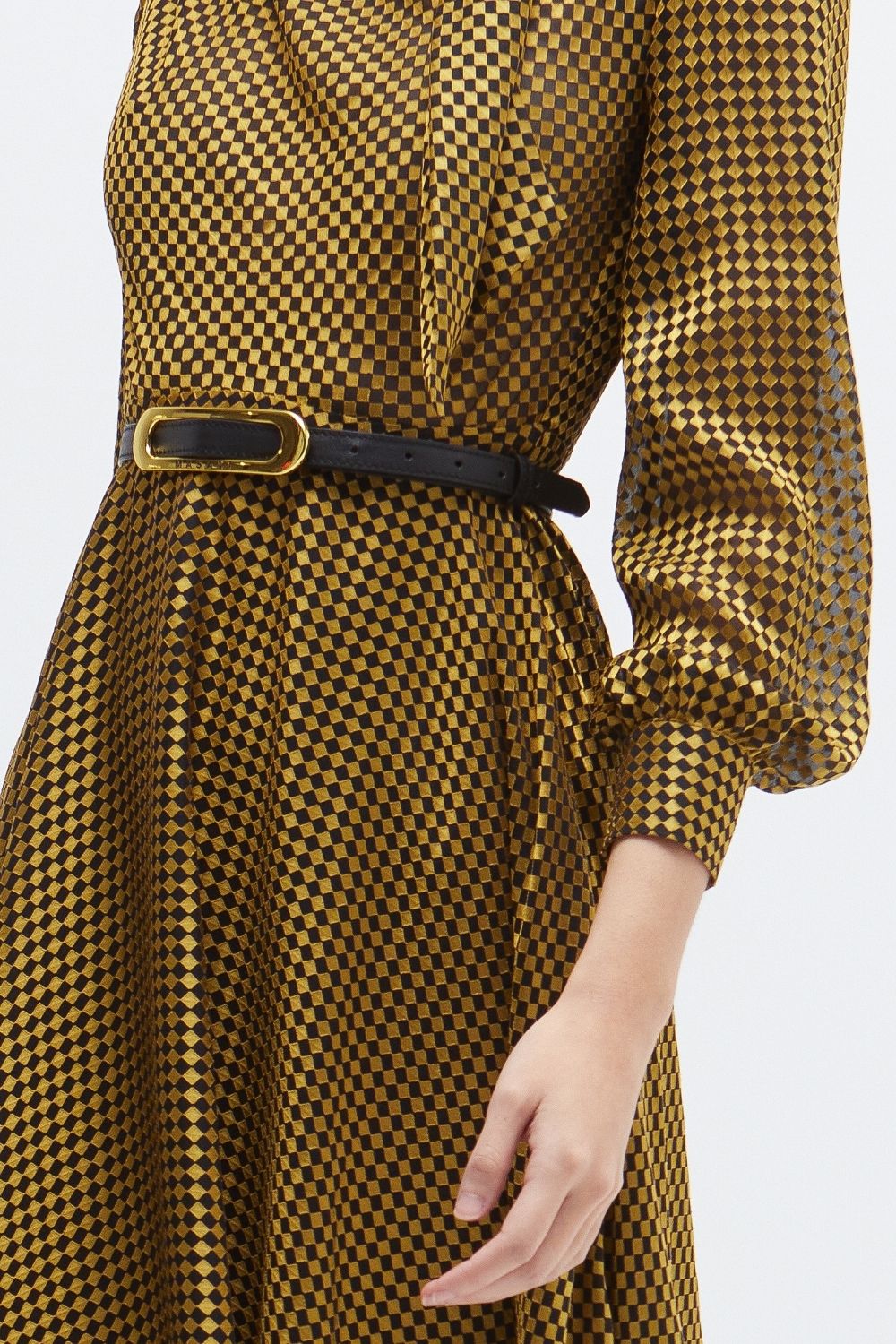 VESTIDO ROMBOS ORO VALENCIA