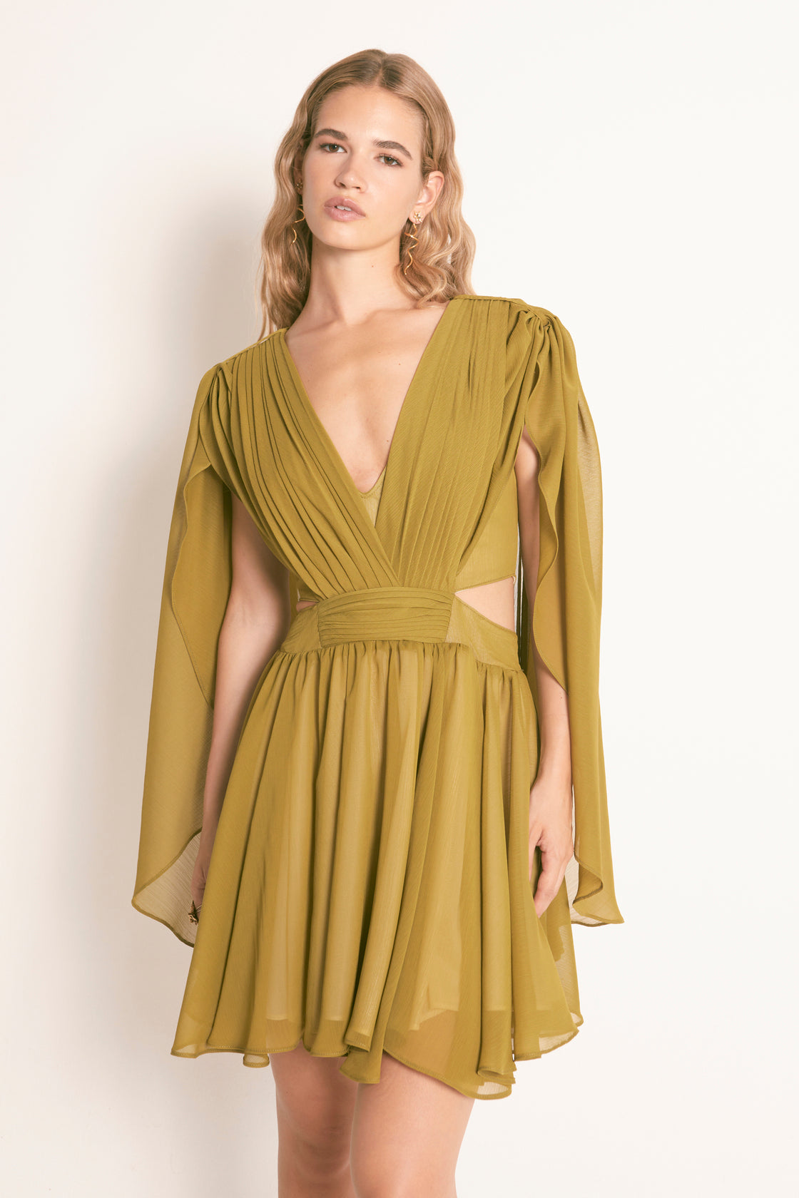 VESTIDO CORTO CAPRI KHAKI