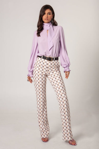 Pantalon Leggins Circulos Beige