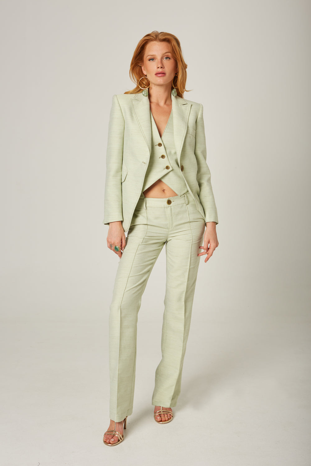 Blazer Lino Verde