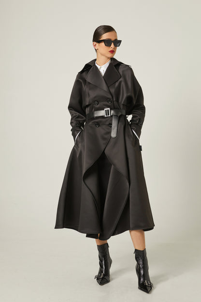 Gabardina Noote Negro