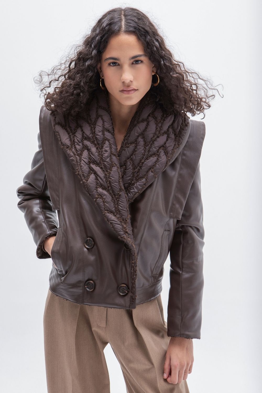 TRENCH ECOPIEL BROWN