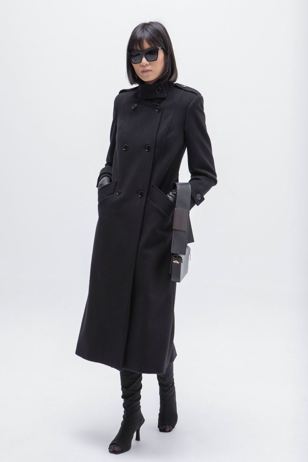 ABRIGO WOOL NEGRO