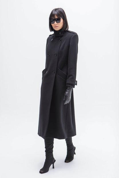 ABRIGO WOOL NEGRO