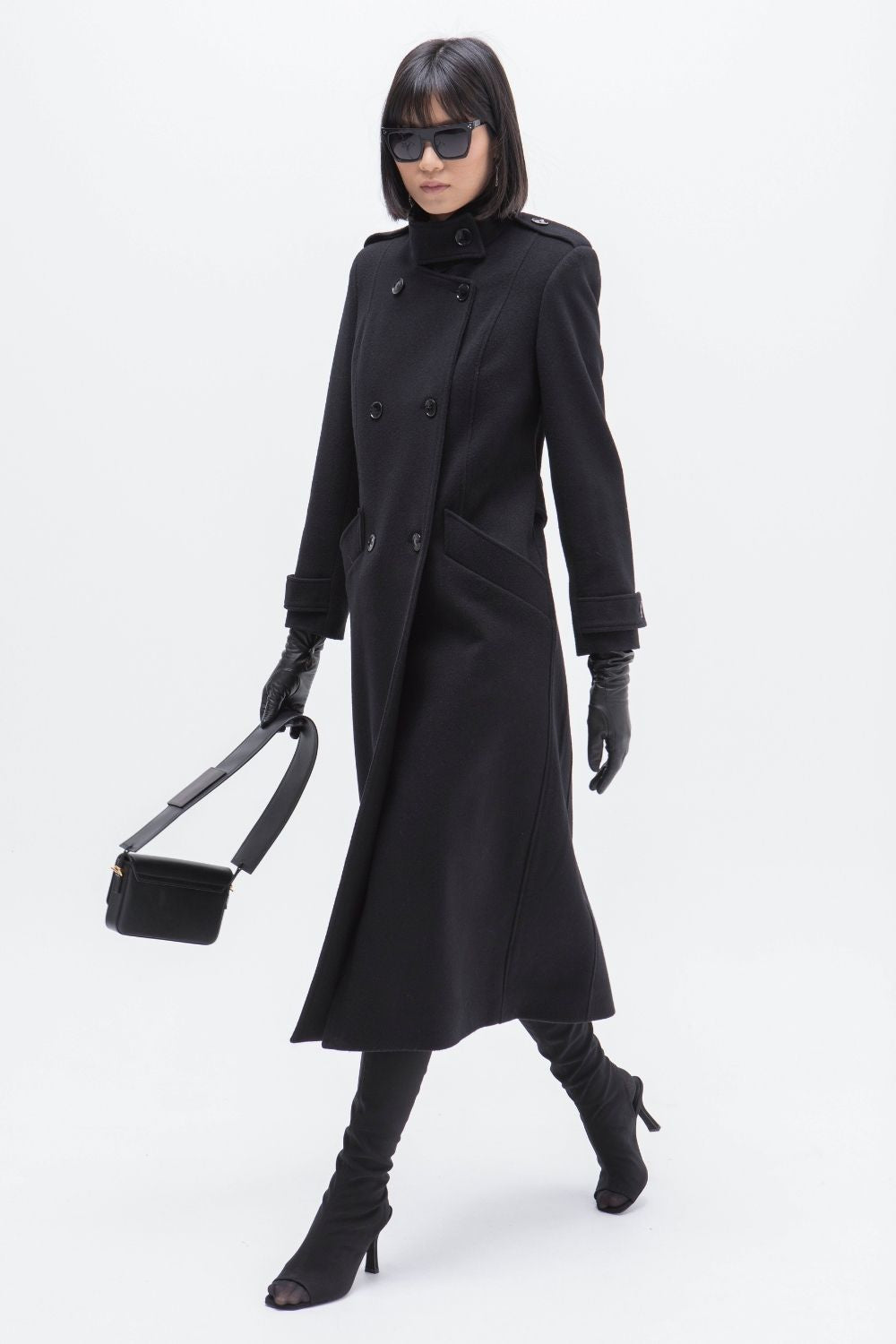 ABRIGO WOOL NEGRO