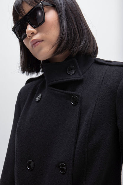 ABRIGO WOOL NEGRO