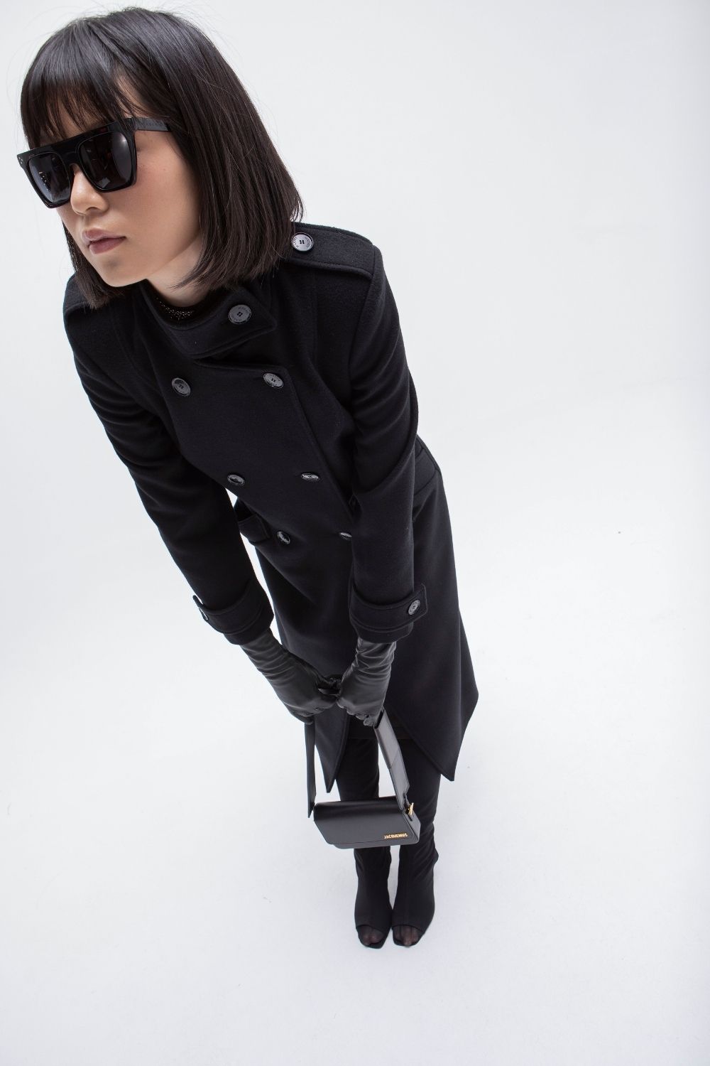 ABRIGO WOOL NEGRO