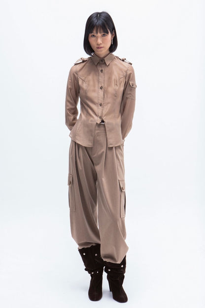 CAMISA SENSO TABAC