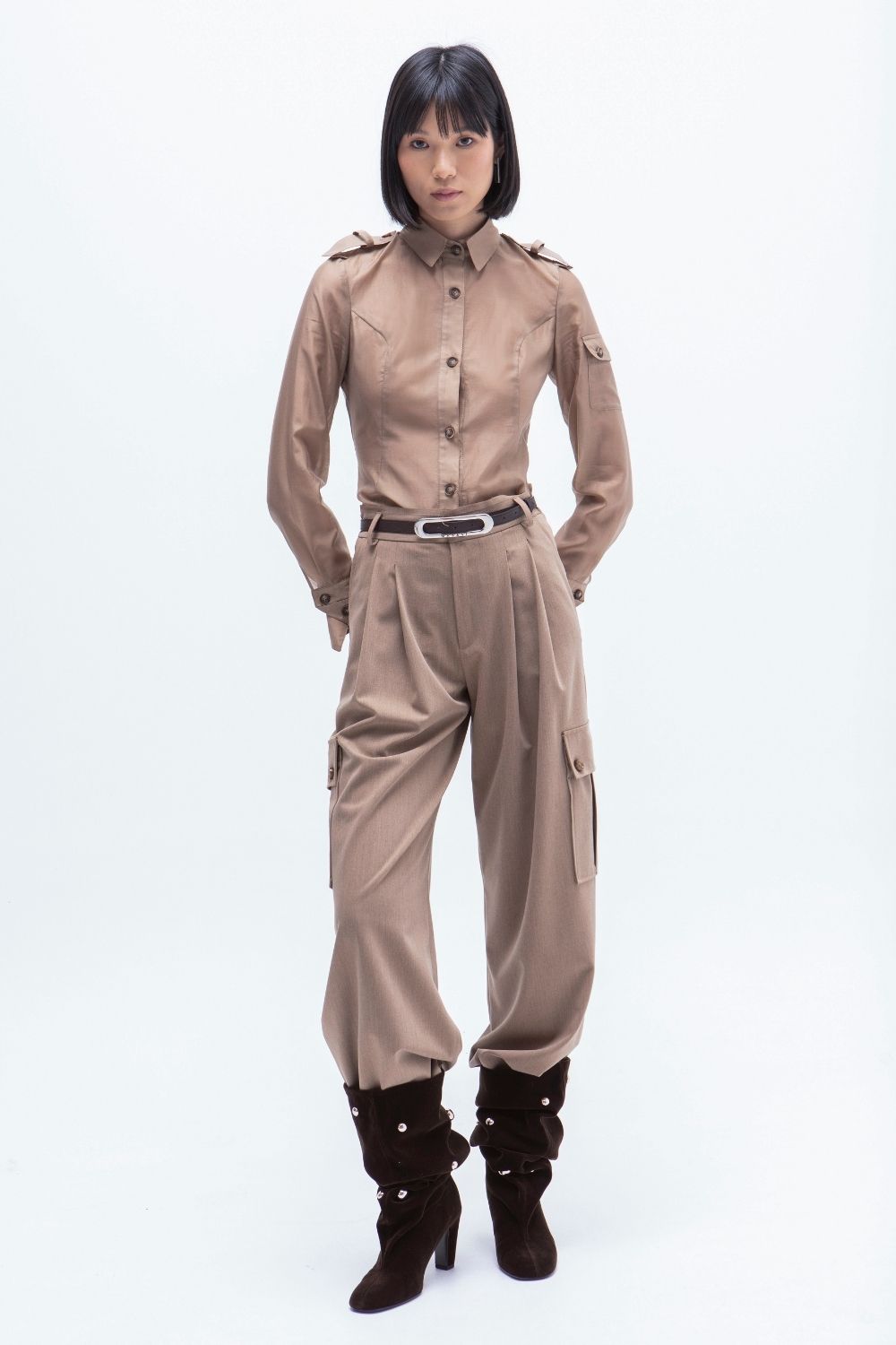 CAMISA SENSO TABAC