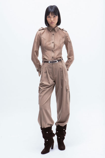 CAMISA SENSO TABAC