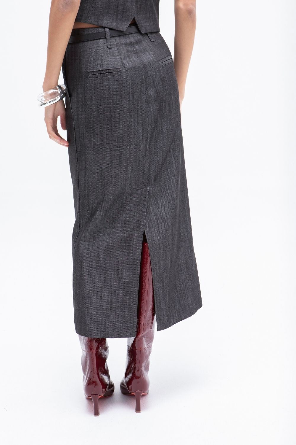 FALDA TUBO KRAKEN DENIM NEGRO