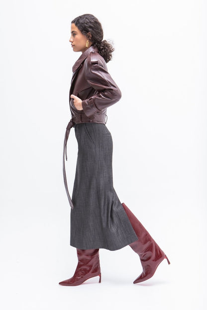 FALDA TUBO KRAKEN DENIM NEGRO