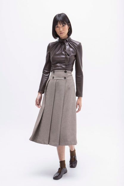 FALDA MIDI TABLAS SQUARE