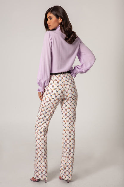 Pantalon Leggins Circulos Beige