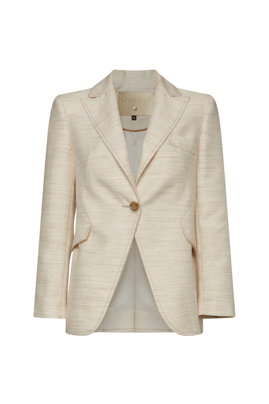 Blazer Lino Beige