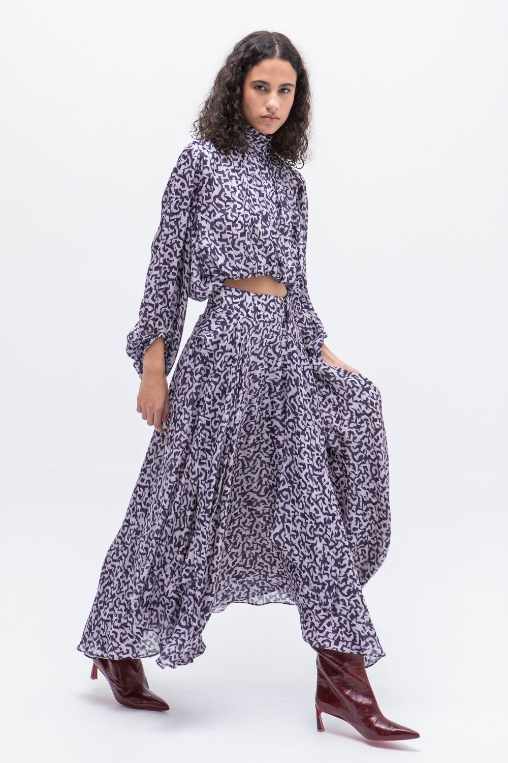 BLUSA ABULLONADA LOTUS