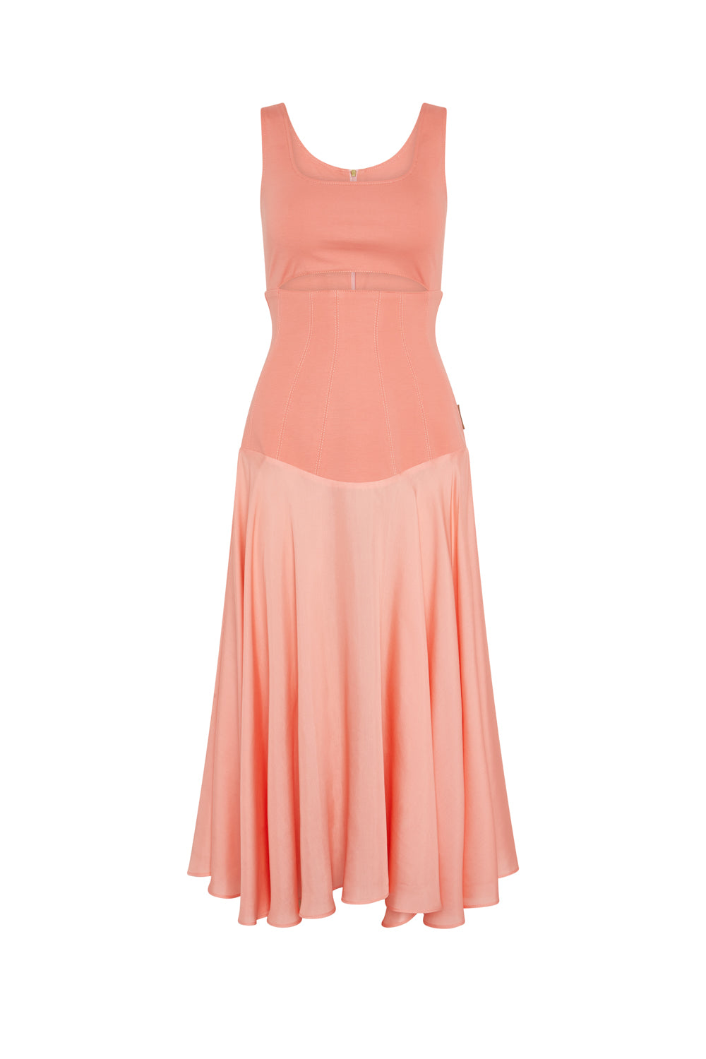 VESTIDO CORSET CORAL