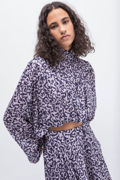 BLUSA ABULLONADA LOTUS