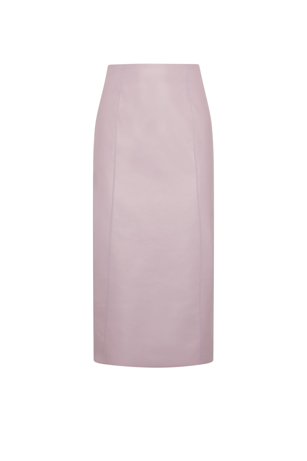 FALDA MIDI TUBO ECOPIEL KUBRA PINK