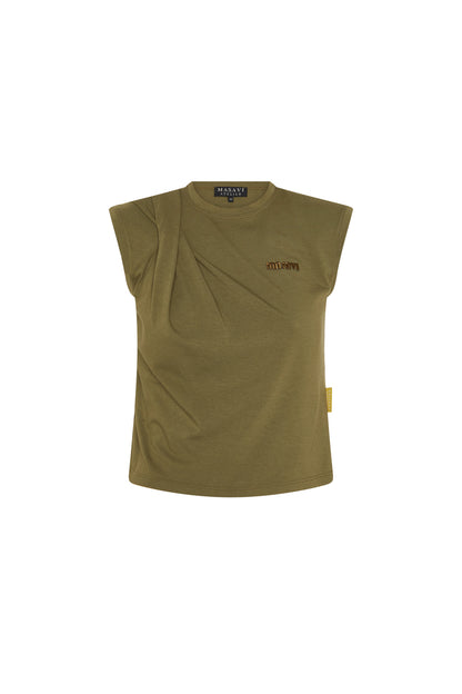 CAMISETA NUDO KHAKI