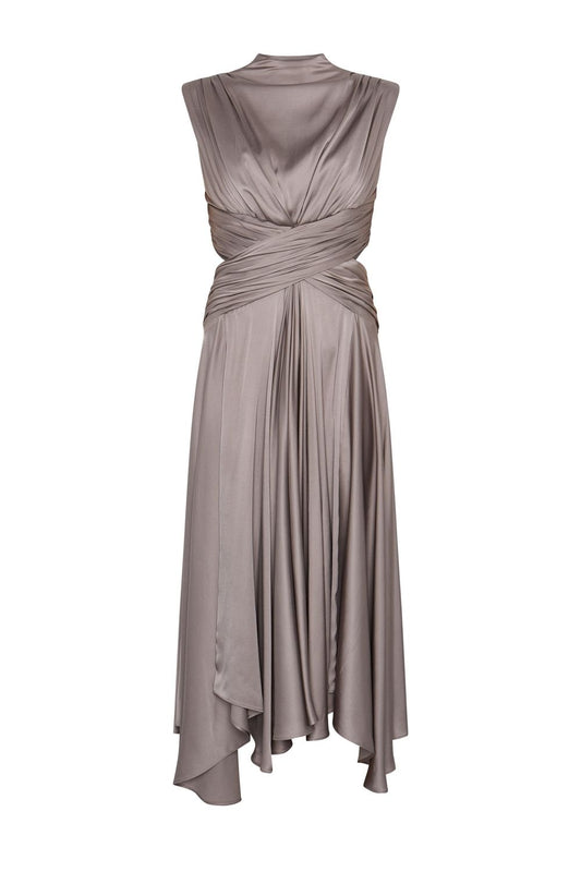 VESTIDO ELSA TAUPE