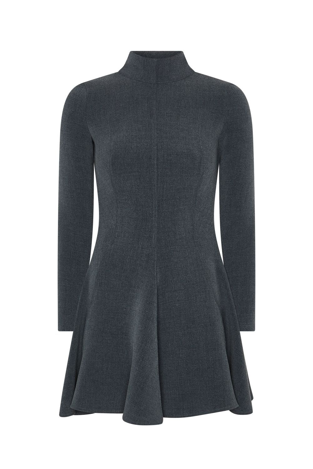 VESTIDO CORTO MANGA LARGA DELIRIO GRIS
