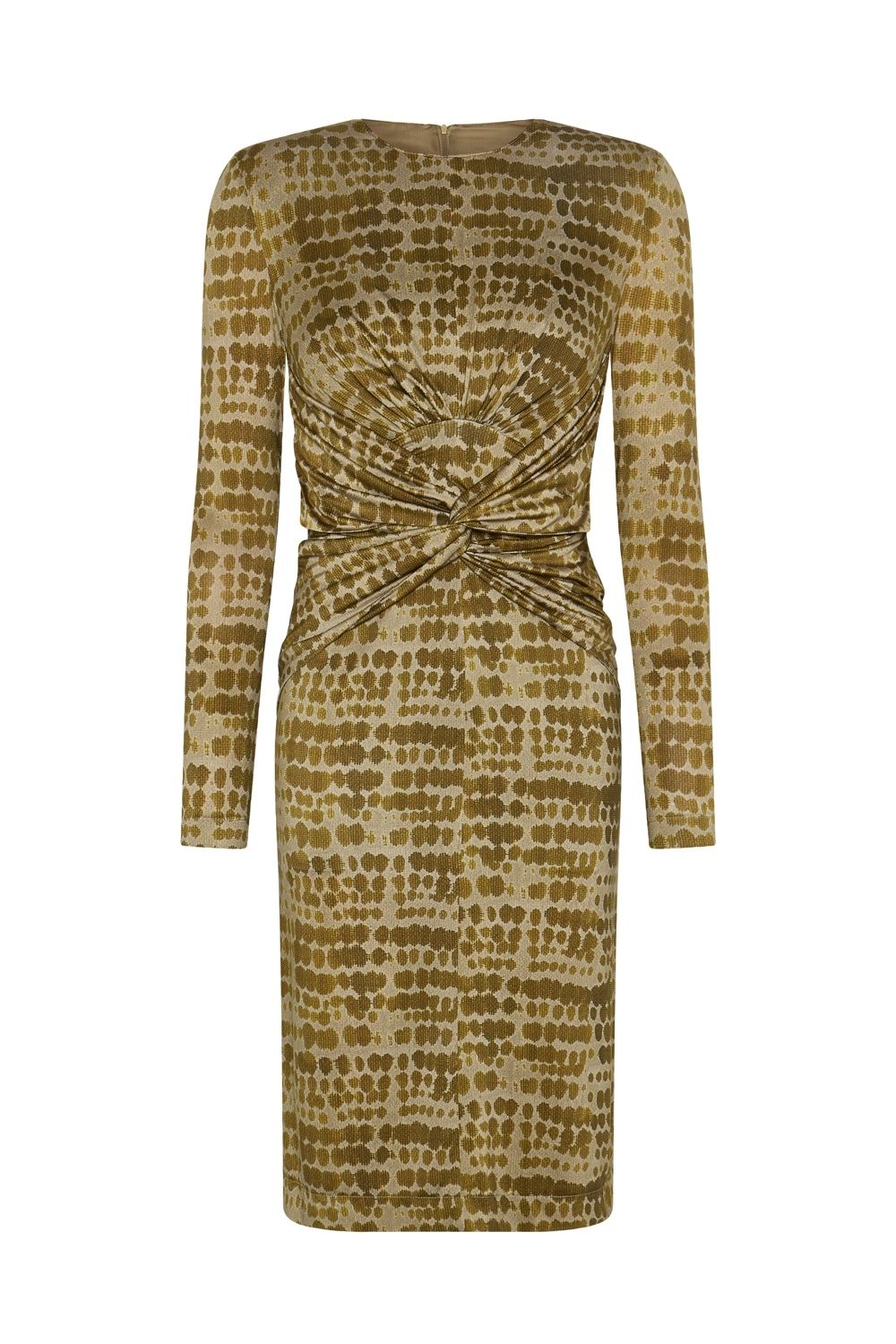 VESTIDO MIDI TUBO CUPRO MARIETTA