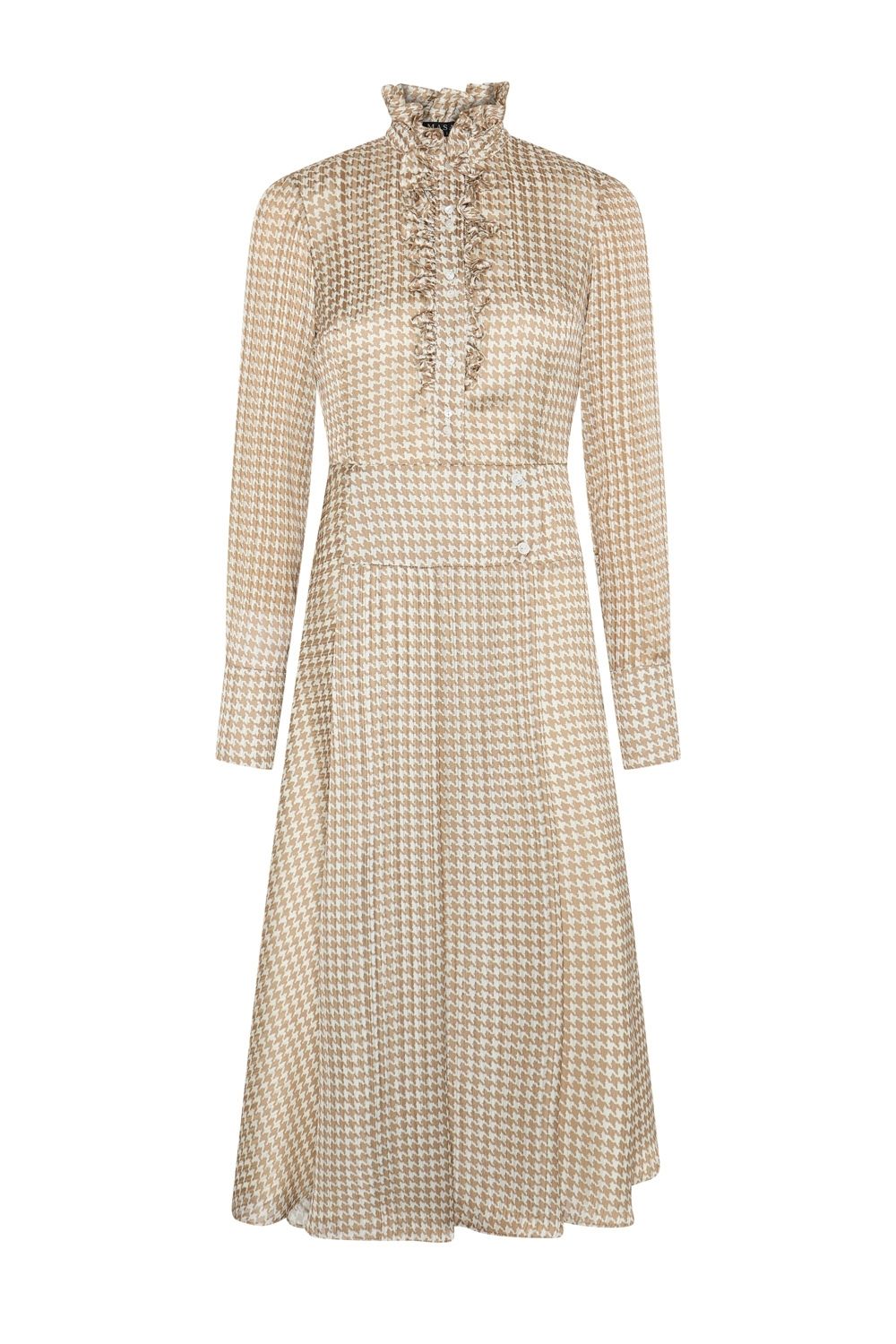 VESTIDO MIDI SEGO PATA DE GALLO
