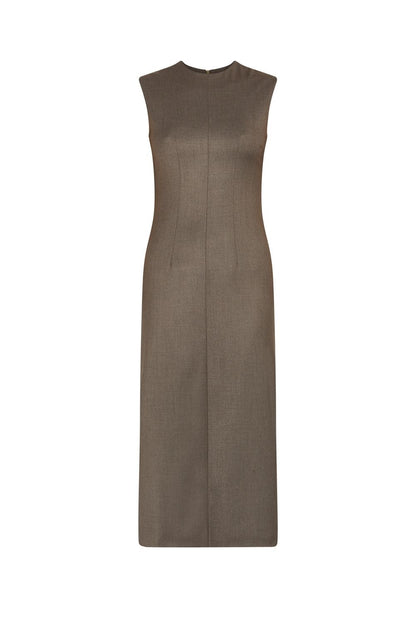 VESTIDO MIDI VANZ BROWN
