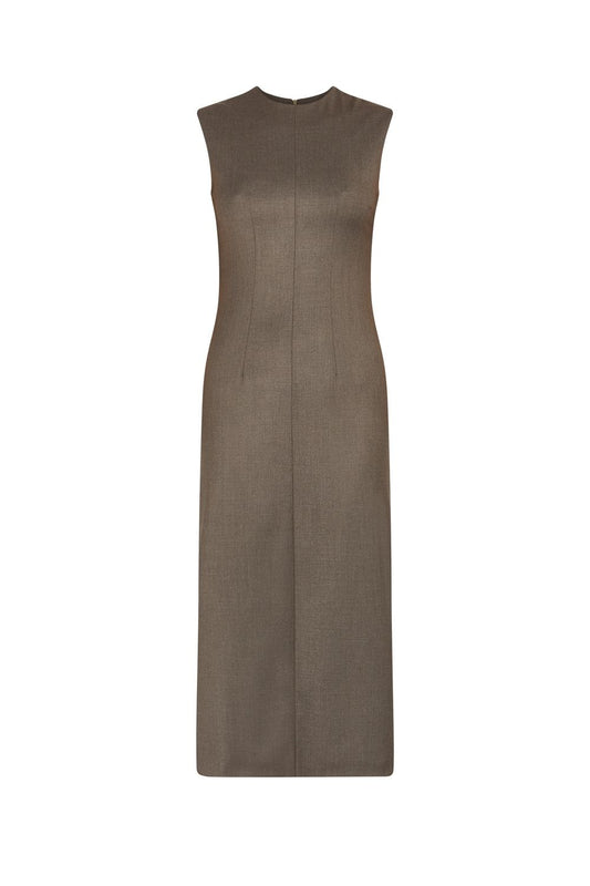 VESTIDO MIDI VANZ BROWN
