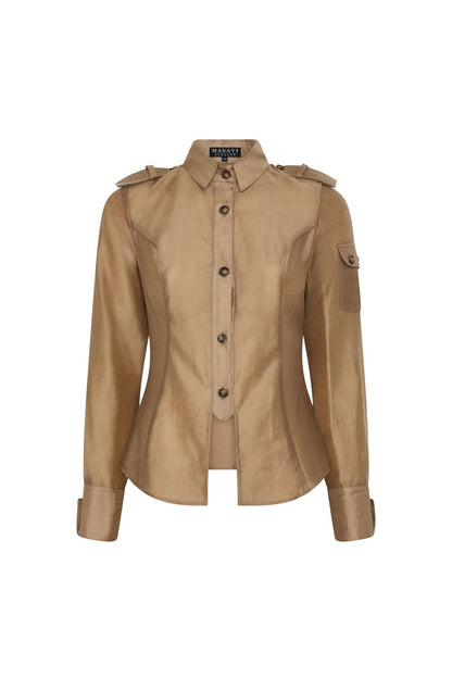 CAMISA SENSO TABAC