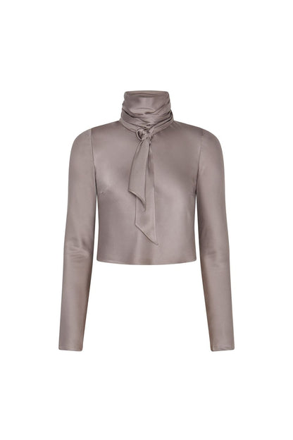 BLUSA LAZO ELSA TAUPE