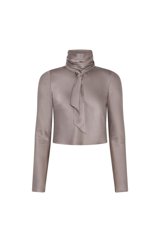 BLUSA LAZO ELSA TAUPE