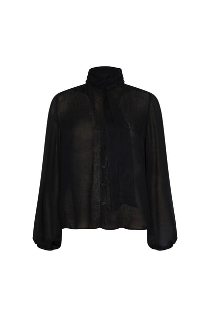 CAMISA PAÑUELO GARZA NEGRO