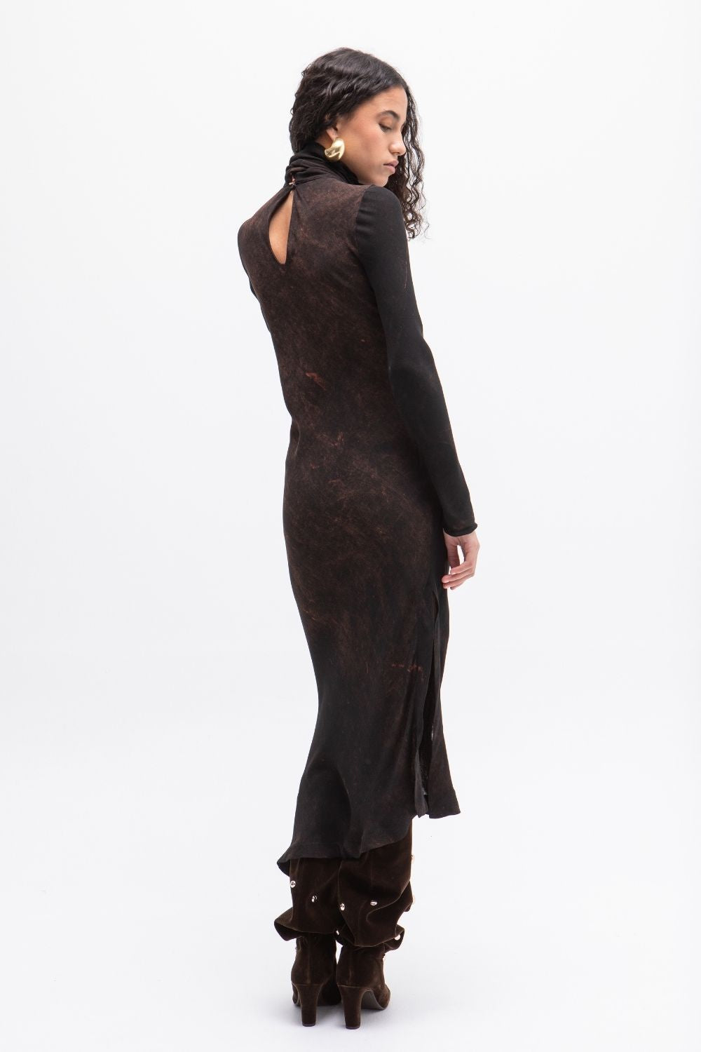 VESTIDO MIDI LAZO ARTEMISIA