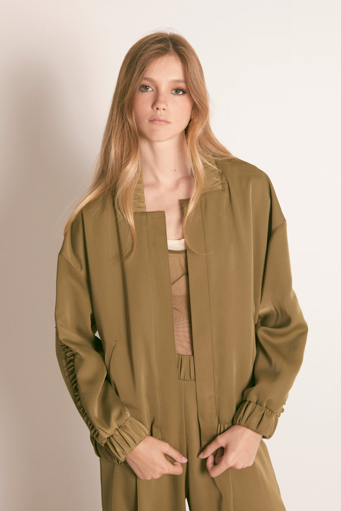 BOMBER ERITREA RASO KHAKI