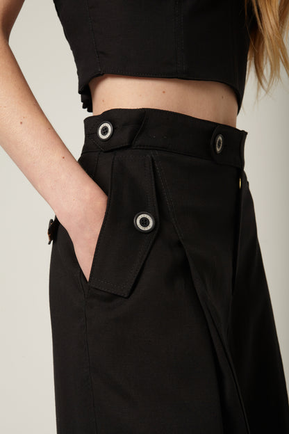 Pantalón Peace Lino Negro