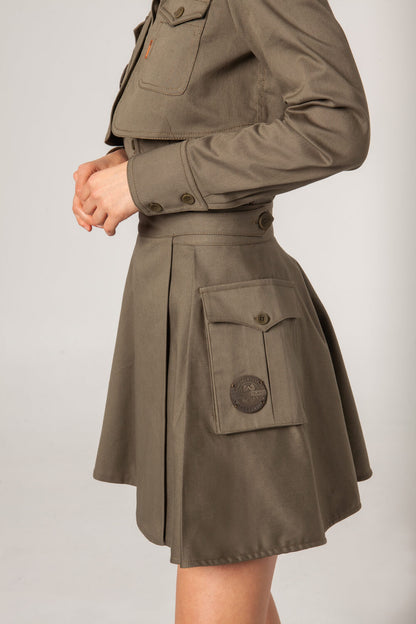 Falda Sarga Khaki