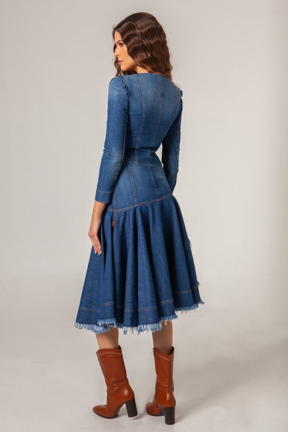 Top Jeans Azul