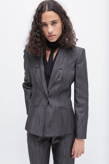 BLAZER KRAKEN DENIM NEGRO
