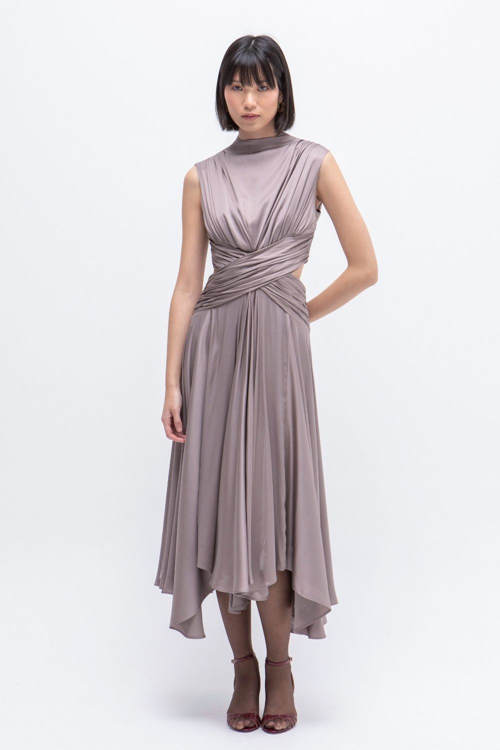 VESTIDO ELSA TAUPE