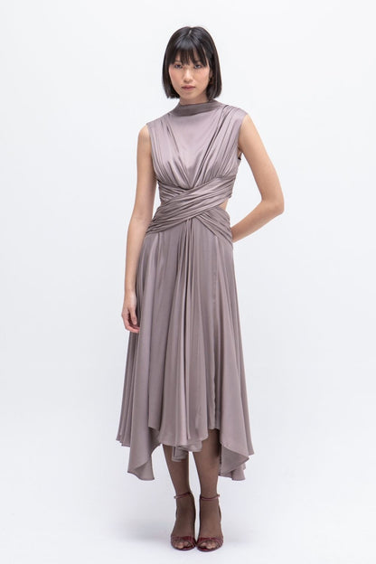 VESTIDO ELSA TAUPE