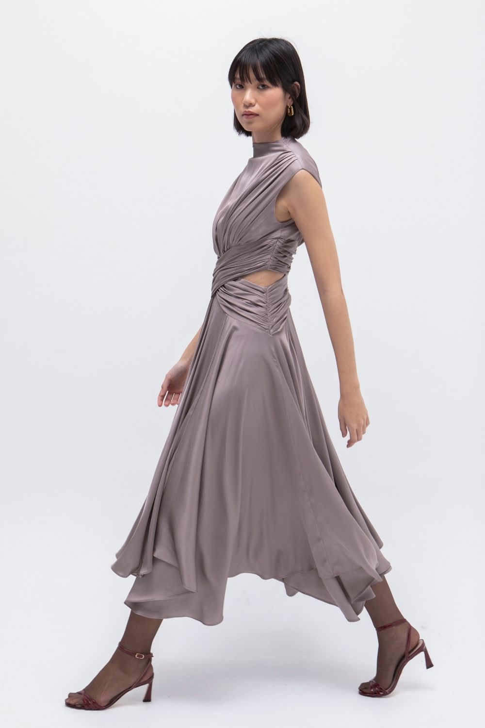 VESTIDO ELSA TAUPE