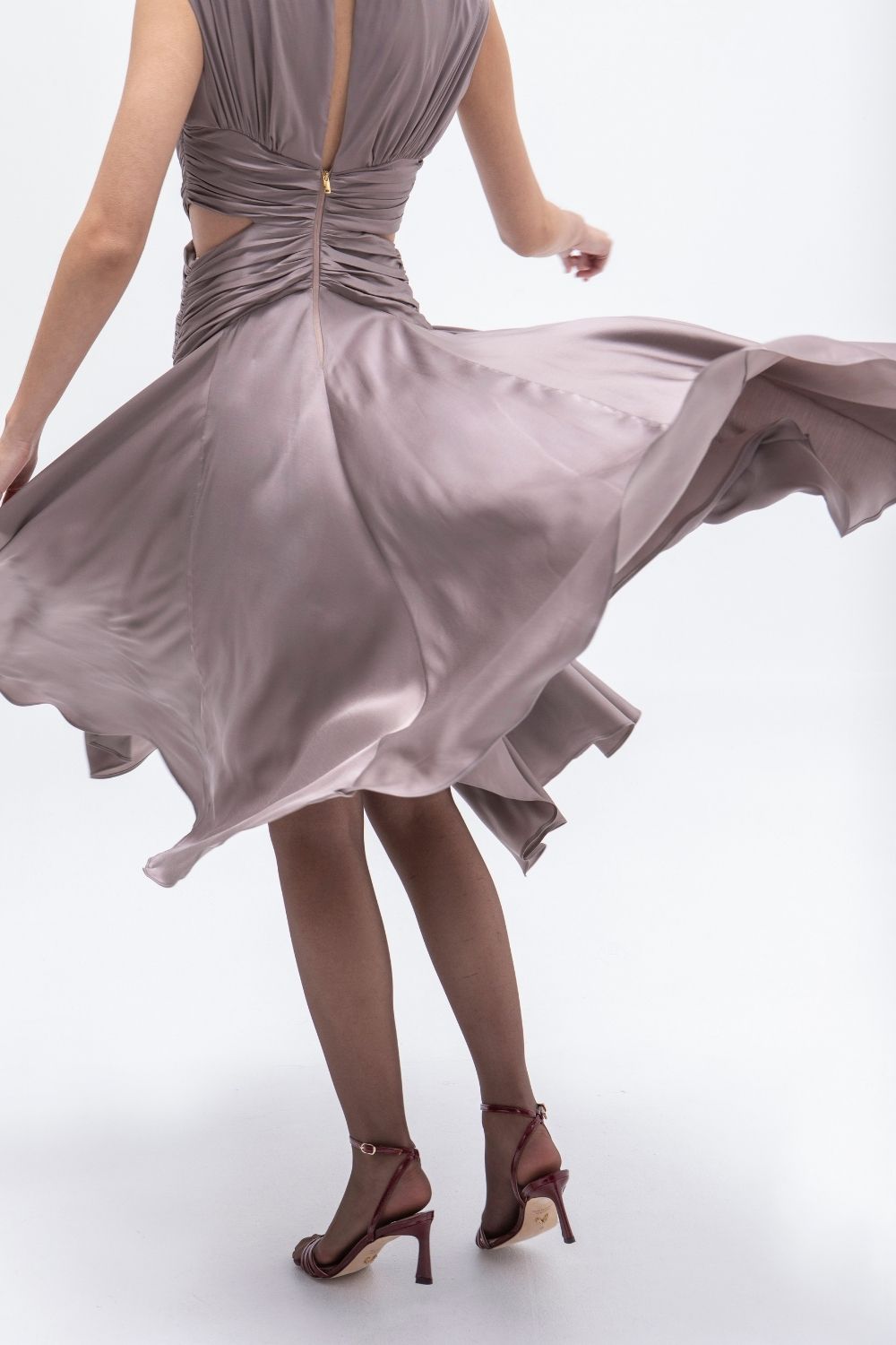 VESTIDO ELSA TAUPE