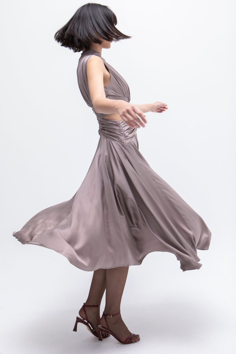 VESTIDO ELSA TAUPE