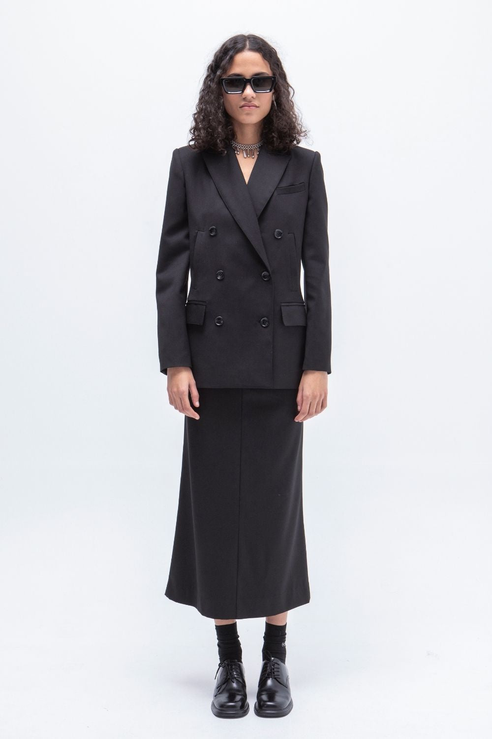 FALDA TUBO VANZ NEGRO
