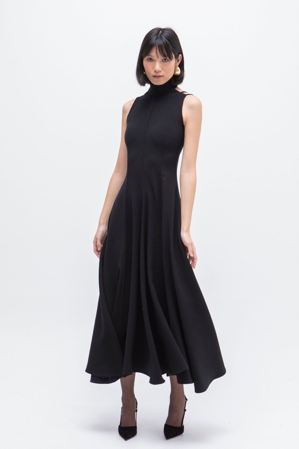 VESTIDO LARGO DELIRIO NEGRO